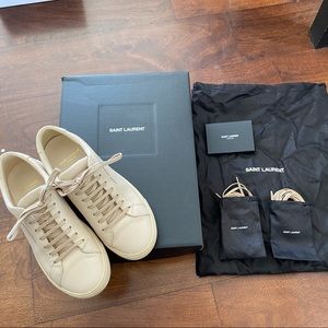 AUTHENTIC Saint Laurent Sneakers Dark Coquille